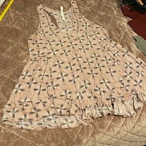 Free People Blush Patterned Tank